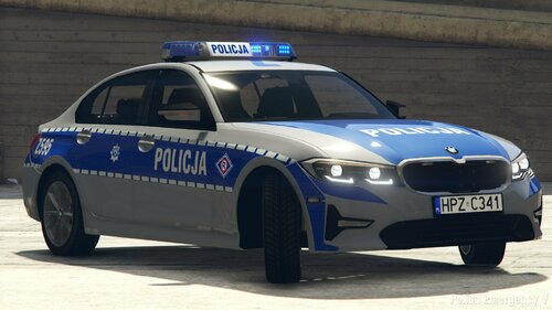 BMW 3 G20 320i Polskiej Policji - Law Enforcement - Polish Emergency V